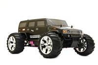 Image de RC Verbrenner Hummer Monster Truck 1:10 70 km/h -3.0ccm -2,4GHZ