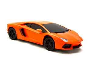 Εικόνα της RC Auto Lamborghini Aventador mit Lizenz - 1:24 -orange