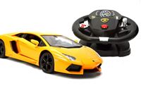 Afbeelding van RC Auto Lamborghini Aventador lizenziert - mit Lenkrad-1:14