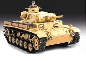 Obrazek RC Panzer "Tauchpanzer III" 1:16 Heng Long -Rauch&Sound und 2,4Ghz Fernsteuerung