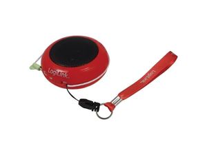 Resim LogiLink Mini tragbarer Lautsprecher Hamburger Rot (SP0015)