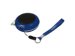 Resim LogiLink Mini tragbarer Lautsprecher Hamburger Blau (SP0018)