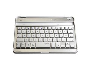 Obrazek LogiLink Bluetooth Tastatur für iPad Mini Silber (ID0112)