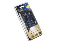 Изображение Schwaiger USB 3.0 Anschlusskabel USB A zu USB B 3m schwarz