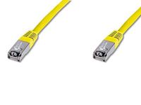 Bild von Digitus Netzwerkkabel CAT 5e F-UTP Patchkabel DK-1521-010/Y (1m gelb)