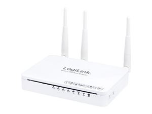 Afbeelding van LogiLink 4 Port-450 Mbps-Kabelloser Dual-Band Router (WL0143)