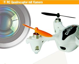 Resim RC 4 Kanal UFO Quadrocopter 6 Achse Stab. und Kamera "963" 2,4Ghz
