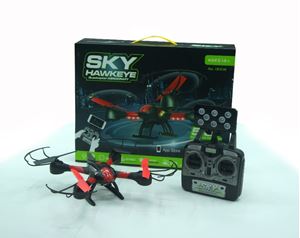 Afbeelding van RC FPV Quadrocopter - 2.4 Ghz UFO - 6 Achsen Gyro - mit Kamera "Sky Hawkeye -W"