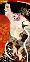 Afbeelding van Gustav Klimt - Judith II f76899 60x120 CM Jugendstil Ölgemälde handgemalt