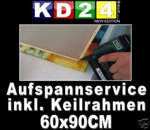 Picture of KD24 Aufspannservice inkl. Spannrahmen 60x90 CM SERVICE FÜR GEMÄLDE
