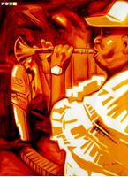 Afbeelding van Cuba Buena vista social club  Nr4 i81093 80x110 cm Cuba Ölgemälde handgemalt