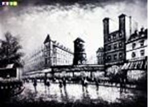 Imagen de Modern Art Paris Moulin Rouge k82168 90x120cm abstraktes Ölbild handgemalt