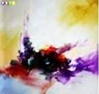 Afbeelding van Abstrakt - Rhythm of light x82072 100x100cm abstraktes Ölbild handgemalt
