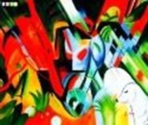 Εικόνα της Franz Marc - Im Regen c83715 50x60cm exzellentes Ölgemälde handgemalt