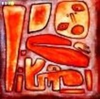 Εικόνα της Paul Klee - Angstausbruch III m84018 120x120cm abstraktes Gemälde handgemalt