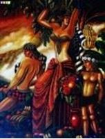 Εικόνα της Modern Art - Die Gottesanbeterin  k76248 90x120cm exquisites Ölgemälde handgemalt