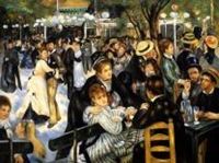 Resim Pierre Renoir - Ball im Moulin de la Galette k84546 G 90x120cm imposantes Ölgemälde handgemalt Museumsqualität