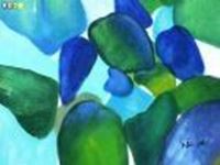 Εικόνα της Modern Art - Chillout Lounge a84582 30x40cm abstraktes Ölbild handgemalt