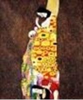 Resim Gustav Klimt - Die Hoffnung c85340  50x60cm Jugendstil Ölbild