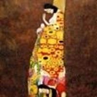 Resim Gustav Klimt - Die Hoffnung g85573 80x80cm Jugendstil Ölbild