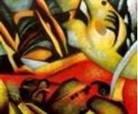 Bild von August Macke - Der Sturm c86398 50x60cm handgemaltes Ölgemälde