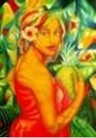 Εικόνα της Modern Art - Diva of Nature i86697 80x110cm exzellentes Ölgemälde