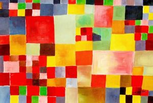 Obrazek Paul Klee - Flora auf Sand d87039 60x90cm exquisites Ölbild