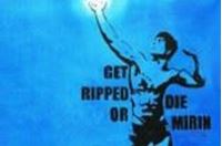 Εικόνα της M. Lorenz - ZYZZ get ripped or die mirin d87077 60x90cm exquisites Ölgemälde