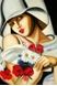 Picture of Homage of T. Lempicka - Hochsommer d87586 60x90cm exzellentes Ölbild