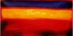 Picture of Bauhaus - Blau auf Gelb auf Rot f87633 60x120cm modernes Ölgemälde