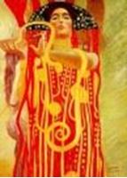 Afbeelding van Gustav Klimt - Medizin i87727 80x110cm eindrucksvolles Gemälde handgemalt