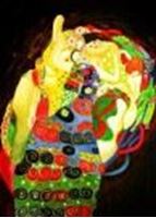 Afbeelding van Gustav Klimt - Jungfrauen i87892 80x110cm Jugendstil Ölgemälde handgemalt