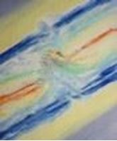 Obrazek Abstrakt - Rendezvous auf Jupiter c88907 50x60cm abstraktes Ölgemälde