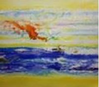 Obrazek Abstrakt - Rendezvous auf Jupiter c88911 50x60cm abstraktes Ölgemälde