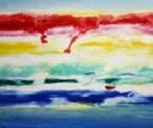 Bild von Abstrakt - Rendezvous auf Jupiter c88914 50x60cm abstraktes Ölgemälde