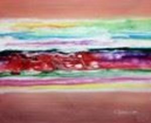 Picture of Abstrakt - Rendezvous auf Jupiter c88919 50x60cm abstraktes Ölgemälde