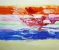Afbeelding van Abstrakt - Rendezvous auf Jupiter c88927 50x60cm abstraktes Ölgemälde