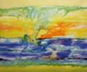 Bild von Abstrakt - Rendezvous auf Jupiter c88933 50x60cm abstraktes Ölgemälde
