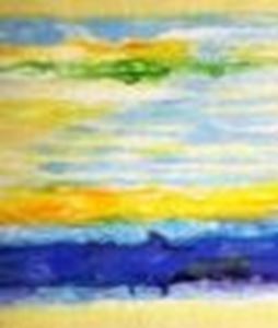 Bild von Abstrakt - Rendezvous auf Jupiter c88934 50x60cm abstraktes Ölgemälde