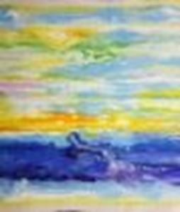 Picture of Abstrakt - Rendezvous auf Jupiter c88935 50x60cm abstraktes Ölgemälde