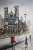 Εικόνα της Modern Art - Notre Dame de Paris  d88850 60x90cm fantastisches Ölbild handgemalt