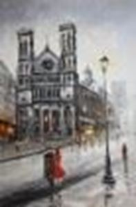 Εικόνα της Modern Art - Notre Dame de Paris  d88850 60x90cm fantastisches Ölbild handgemalt