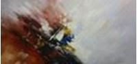 Afbeelding van Abstrakt - Farbtektonik f88726 60x120cm abstraktes Ölgemälde