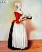 Afbeelding van Jean Etienne Liotard - Das Schokoladenmädchen c88506 50x60cm Ölgemälde in handgemalt