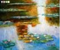 Resim Claude Monet - Seerosen im Licht c88551 50x60cm exquisites Ölbild