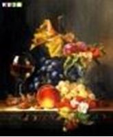 Εικόνα της Klassisches Stillleben mit Früchten c89246 G 50x60cm eindrucksvolles Gemälde handgemalt