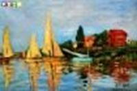Immagine di Claude Monet - Regatta bei Argenteuil d88623 60x90cm exquisites Ölbild