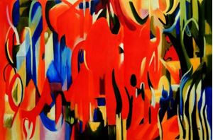 Εικόνα της Franz Marc - Abstrakte Formen d88630 60x90cm exquisites Ölgemälde