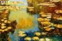 Resim Claude Monet - Seerosen im Sommer d88647 60x90cm exquisites Ölbild
