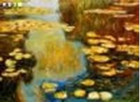 Resim Claude Monet - Seerosen im Sommer i89094 80x110cm exquisites Ölbild